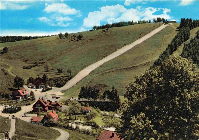 St Andreasberg Harz Matthias Schmidt Berg mit Sandbahn fuer Sommer Skilauf
