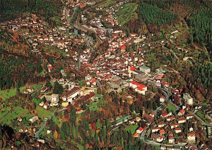 WILDBAD Schwarzwald Heilbad Fliegeraufnahme