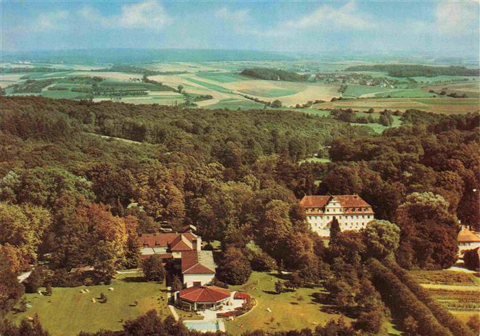 Friedrichsruhe Zweiflingen Waldhotel Friedrichsruhe Fliegeraufnahme