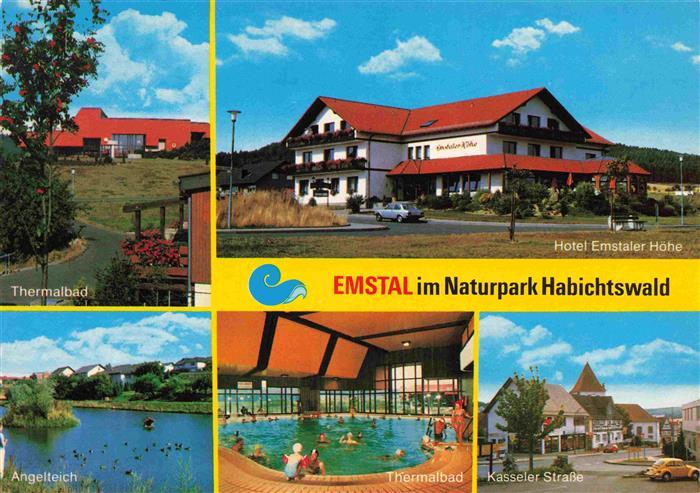 Emstal Thermalbad Hotel Emstaler Hoehe Angelteich Thermalbad Kasseler Strasse