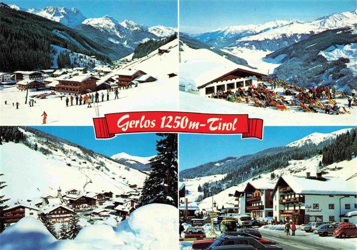 Gerlosberg Tirol AT Winterpanorama Ortsansichten