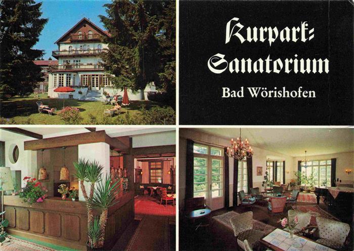BAD WoeRISHOFEN Kurpark Sanatorium Rezeption Gastraum