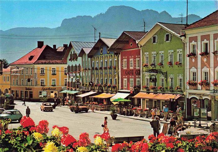 Mondsee Salzkammergut AT Ortspartie