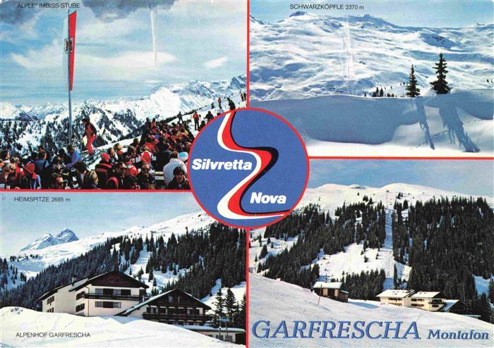 Silvretta-Nova Montafon AT Skigebiet Garfrescha Heimspitze Alpenho