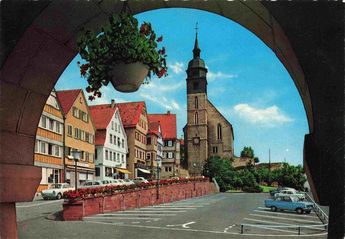 Boeblingen Marktplatz mit Stadtkirche