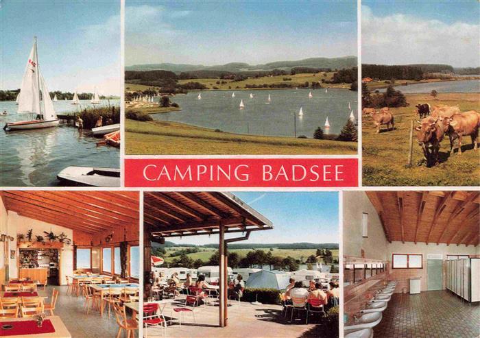Beuren Isny Camping Bades Seepartien Gastraeume Terrasse Sanitaerraeume Weidevie