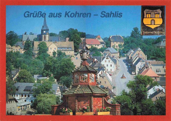 Kohren-Sahlis Toepferbrunnen Markt Teilansichten