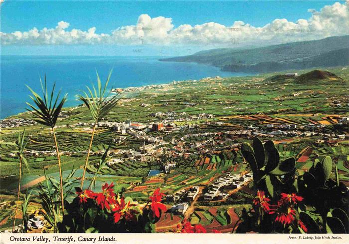Orotava Tenerife Panorama Orotava Tal