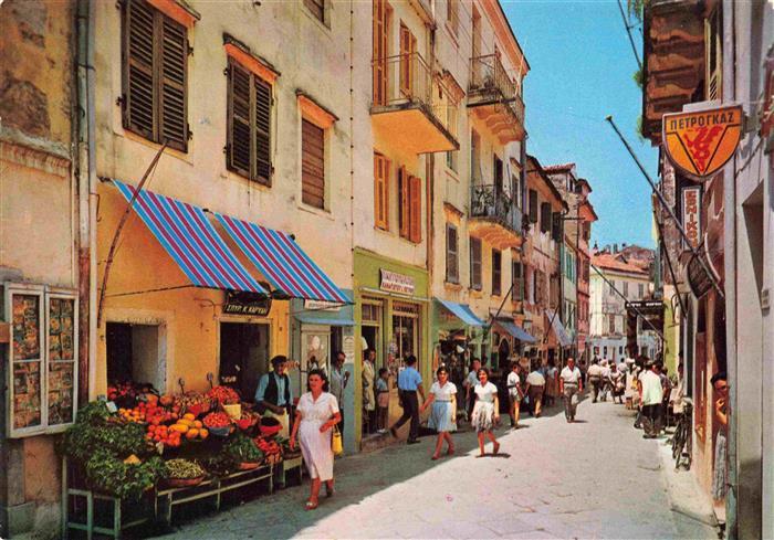 Korfu Corfu Kerkyra Greece Der Markt