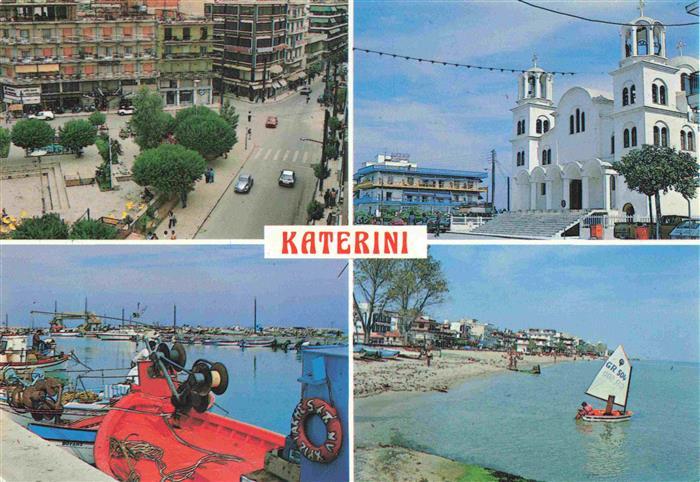 Katerini Greece Ortspartien Hafen Strand