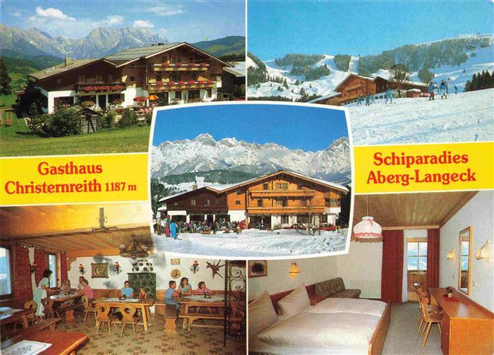 Maria Alm Steinernen Meer AT Gasthaus Christenheit Gastraum Zimmer Panorama