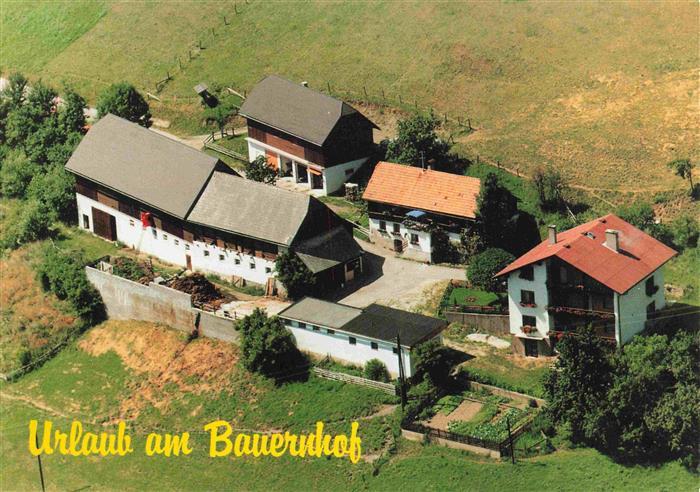 Lassing Urlaub auf dem Huber Greslhof Fliegeraufnahme