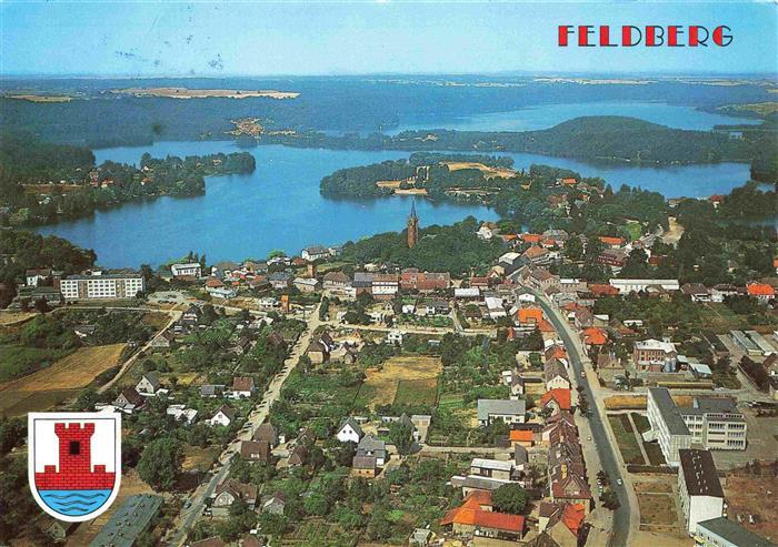 Feldberg Mecklenburg Fliegeraufnahme