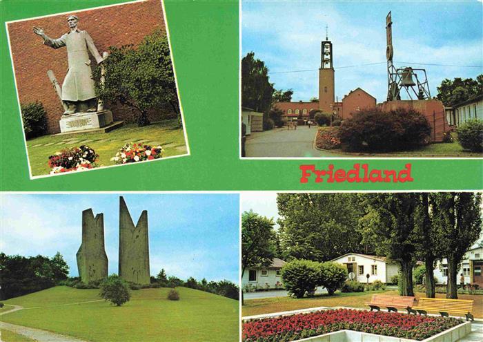 Friedland Leine Goettingen Hotel Restaurant Biewald Denkmal Teilansichten