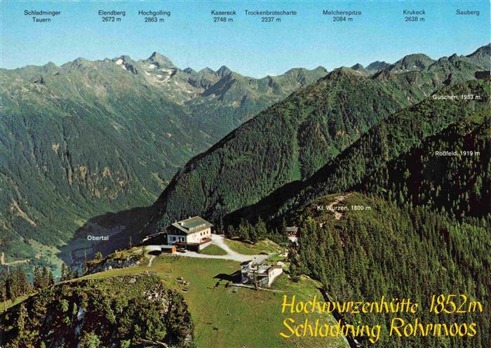 Rohrmoos-Untertal Schladming Steiermark AT Hochwurzenhuette Fliegeraufnahme
