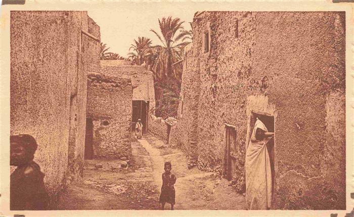 Bou-Saada Algerie Une Rue Arabe