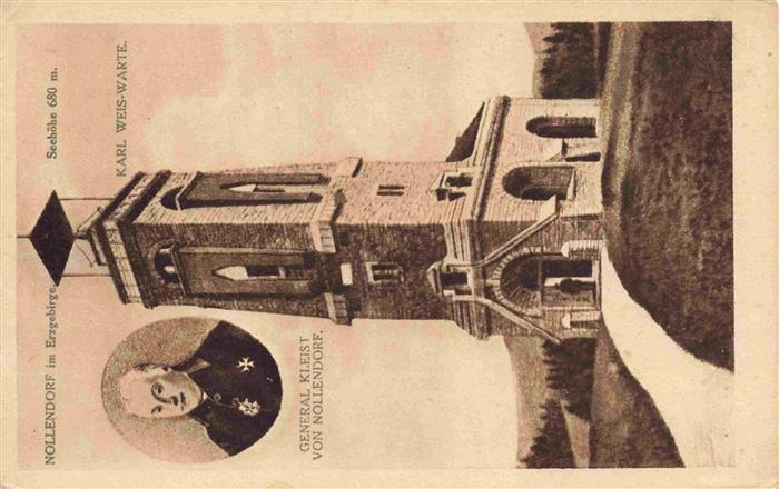 Nollendorf Naklerov Petrovice Ustecky kraj CZ Karl Weis Warte Portrait General K