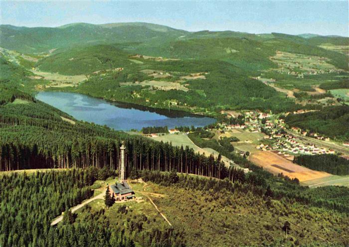 TITISEE Schwarzwald BW Blick vom Hochfirst Fliegeraufnahme