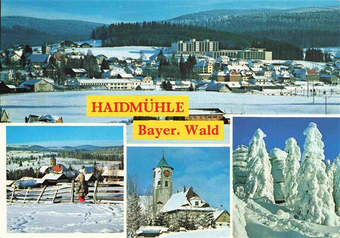 Haidmuehle Panorama Winterlandschaften Kirche