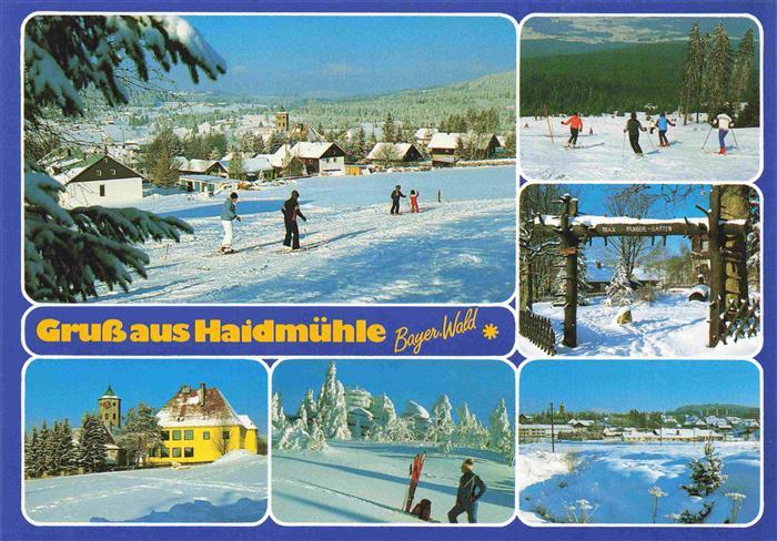 Haidmuehle Winterpanorama Teilansichten