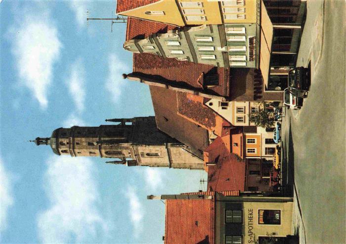 Noerdlingen St Georgskirche mit Brettermarkt