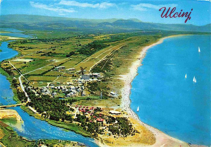 Ulcinj Montenegro Fliegeraufnahme