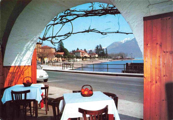 Domaso Lago di Como IT Blick auf Comersee