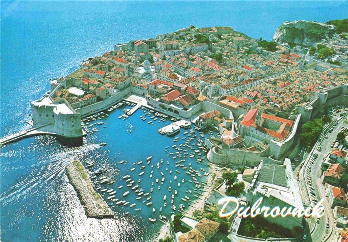 DUBROVNIK Ragusa Croatia Fliegeraufnahme