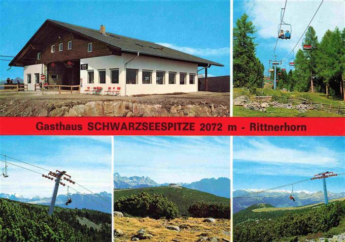 Ritten Renon Trentino Suedtirol IT Gasthof Schwarzseespitze Rittnerhorn Sesselli