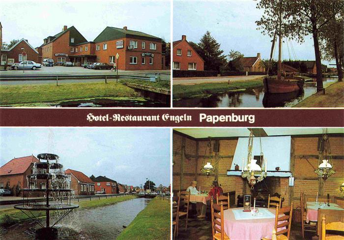Papenburg Ems Niedersachsen Hotel Restaurant Engeln Gaststube Mittellandkanal