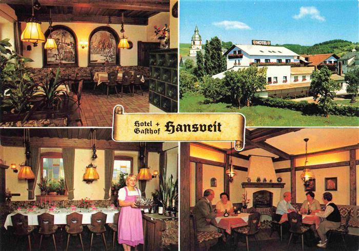 Rothenkirchen Oberfranken Hotel und Gasthof Hansveit Gastraeume