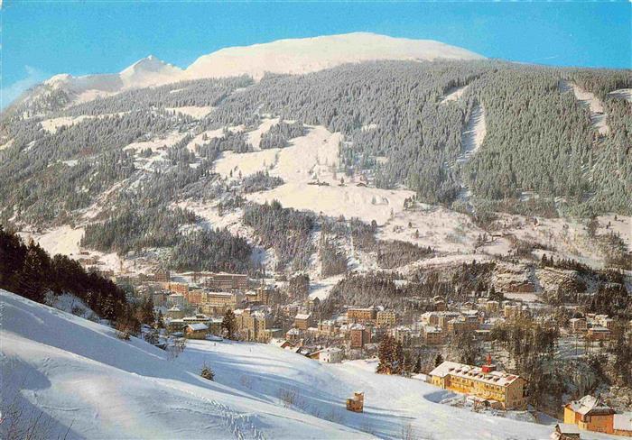 Badgastein BAD GASTEIN Pinzgau Pongau AT Panorama von der FIS Rennpiste mit Stub