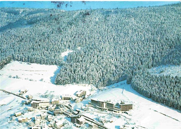 Tonbach Baiersbronn BW Kurhotel Traube Tonbach Fliegeraufnahme