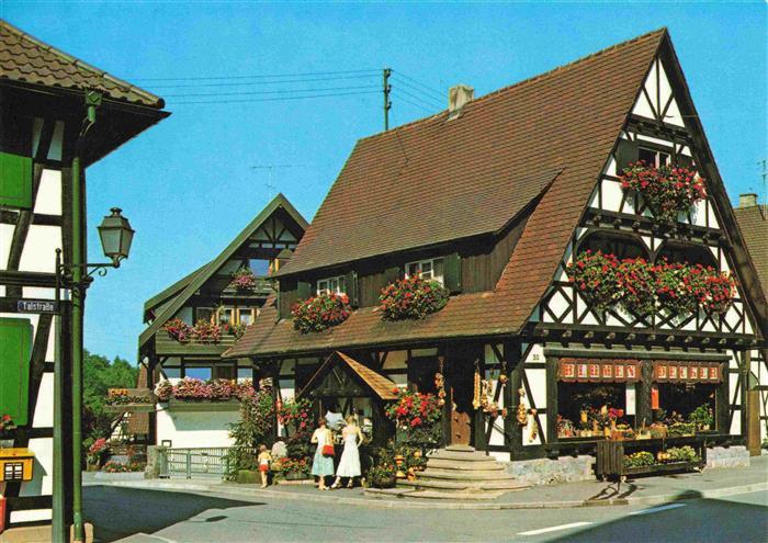Sasbachwalden Achern Ortenaukreis BW Blumenladen Cafe