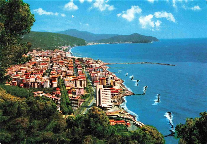 Chiavari Genova Genua Liguria IT Panorama