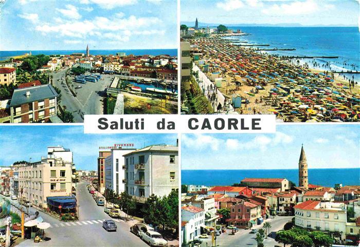 Caorle Veneto IT Teilansichten Strandpartien