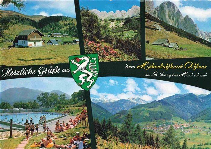 Aflenz Obersteiermark AT Buergeralm Baumeralm Foelzalm Schwimmbad Kurort