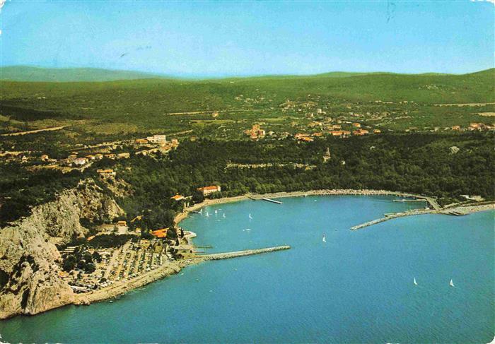 Sistiana Duino Aurisina IT La baie di Sestina Vue aerienne