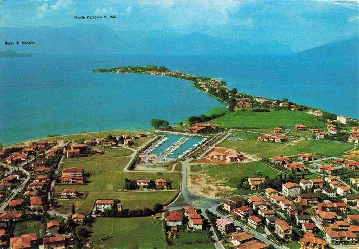 SIRMIONE Lago di Garda IT Fliegeraufnahme