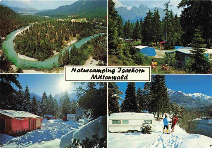 MITTENWALD Bayern Naturcamping Isarhorn Teilansichten