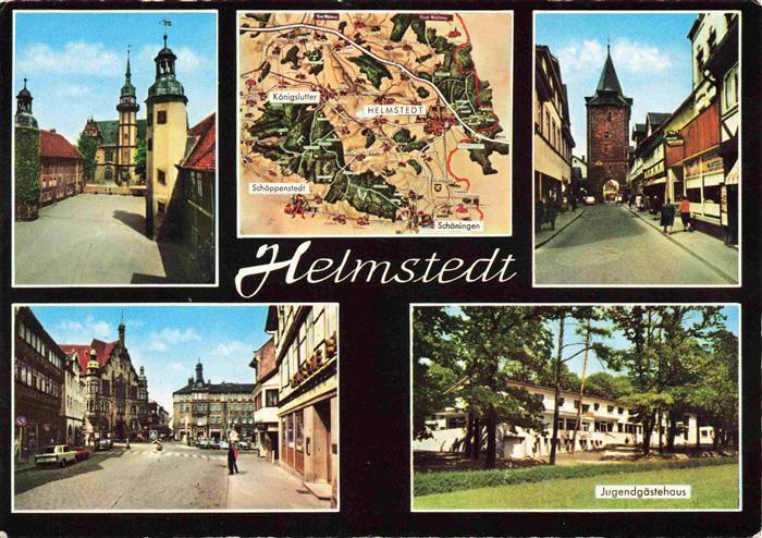 Helmstedt Niedersachsen Ortspartien Gebietskarte Jugendgaestehaus