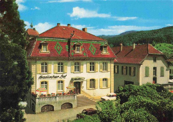 Zell am Harmersbach BW Hotel Badischer Hof