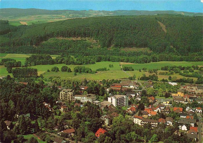 Bad Koenig Odenwald Fliegeraufnahme mit Odenwald Klinik