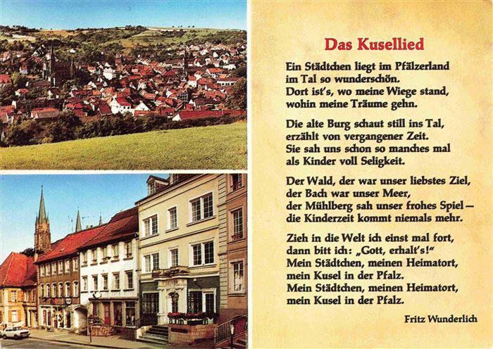 Kusel Panorama Ortspartie Kusellied Text