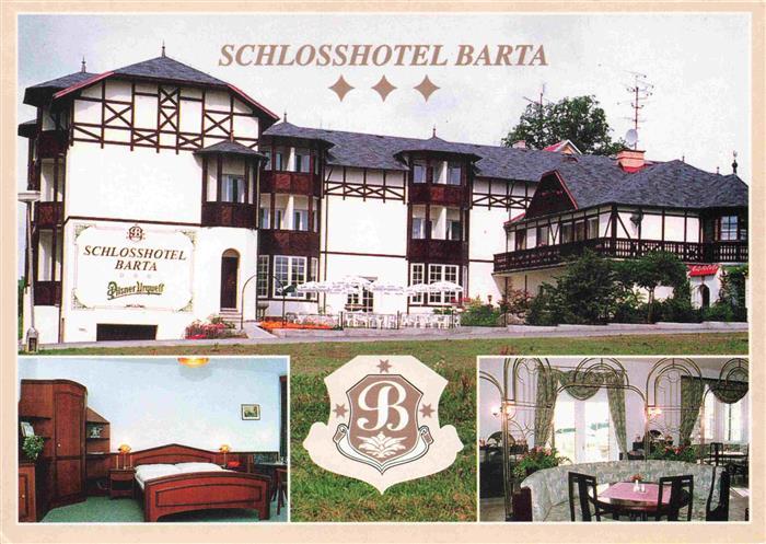 Velka Hledsebe CZ Schlosshotel Barta Zimmer Gaststube