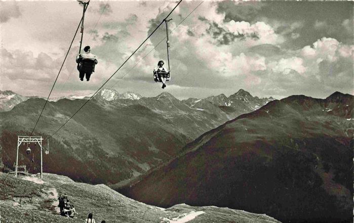 Sessellift Chairlift Telesiege Davos Schatzalp