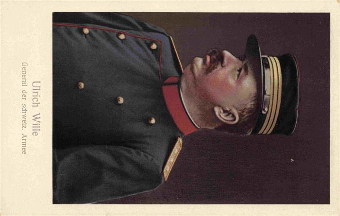 Militaria Schweiz Ulrich Wille General