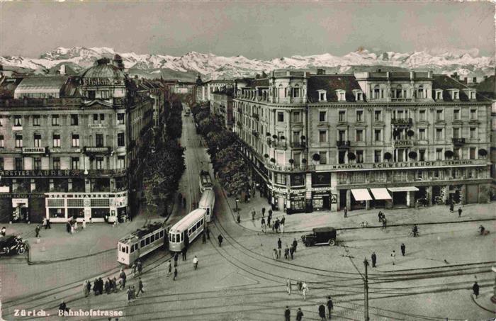 Strassenbahn Tramway-- Zuerich Bahnhofstrasse