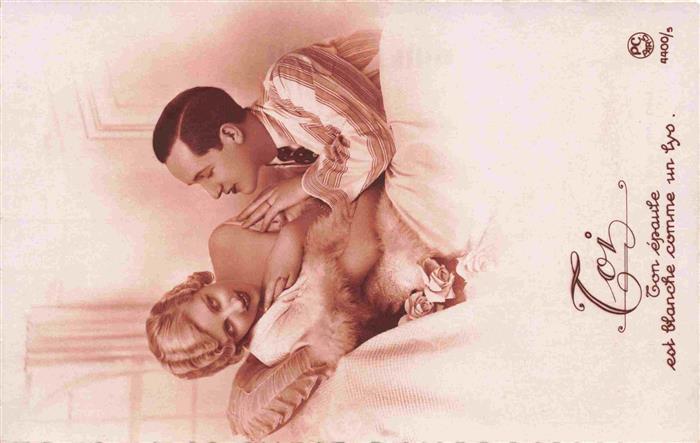 Foto PC Paris Nr. 4400/5 Coi Liebespaar Frau Mann
