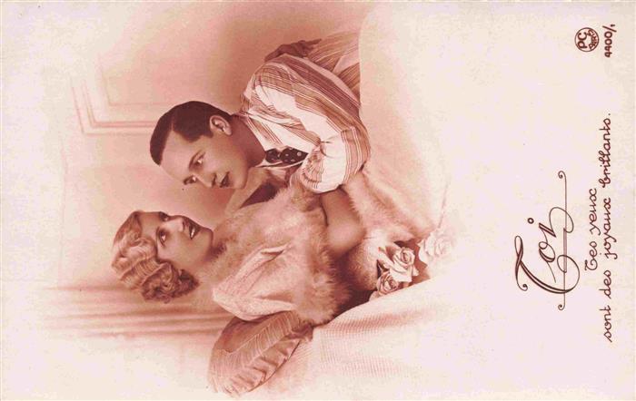 Foto PC Paris Nr. 4400/1 Coi Liebespaar Frau Mann